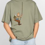 تیشرت چاپی تن تن معلق