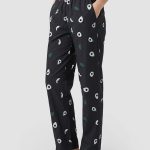 شلوار زنانه چاپدار آووکادو