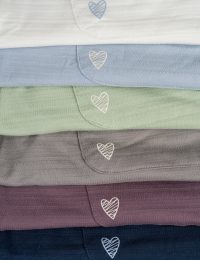 شلوار زنانه چاپدار گربه و قلب - تصویر 2