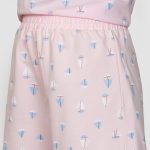 شورتک زنانه چاپدار قایق