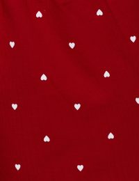 شورتک زنانه چاپدار قلب قرمز - تصویر 2