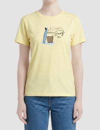 تیشرت زنانه قهوه تلخ