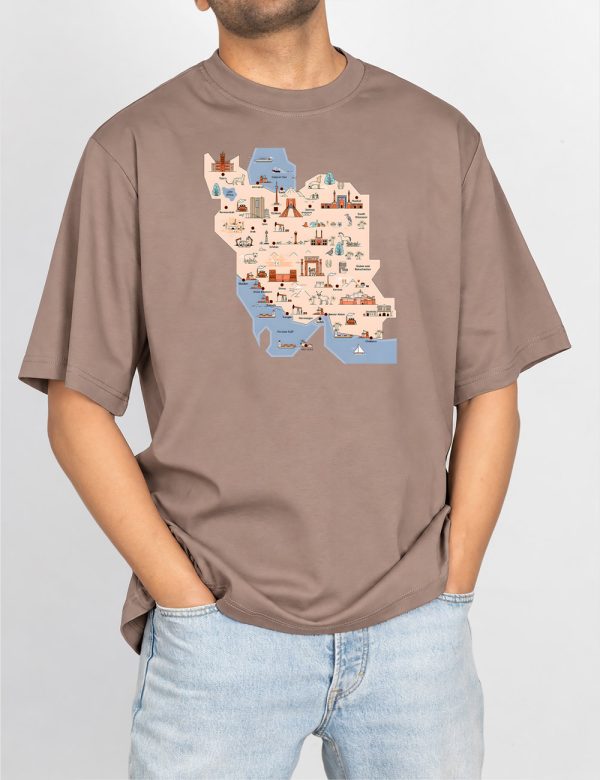 تیشرت چاپی سرزمین ایران
